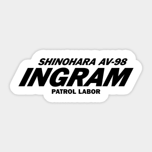 Ingram Promo Shirt Sticker